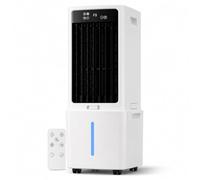 Quiet Operation Evaporative Air Cooler 12L Portable Water Fan with Remote Control, 12H Timer and 4 Ice Packs, 3-Speed Personal Cooling Unit for Bedroom, Home and Office Rooms