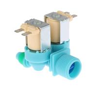 Quiet Operations Double Head Inlet Valves for Laundry Systems Adjustable Flows Solenoid Valves Washing Machine Supplies Apartment Laundry Solution
