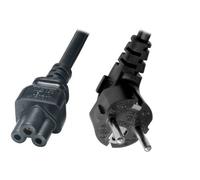 Quiet PC Cloverleaf C5 Euro Mains Power Cord 0.6m