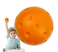 Quiet Pickleball Equipment - Silent Pickleball Ball for Indoor and Outdoor Use with PU Foam | Lightweight Warm-up Solution for Playground Living Room Training Training Gear 30g Orange 1 Piece