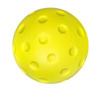 Quiet Pickleball Practice Balls 7.4x7.4x7.4cm High Visibility Yellow Noise Reducing Soft For Indoor Outdoor Training Durable Lightweight For All Skill Levels Warm Up Solution For Sport Beginners