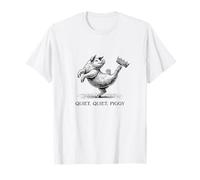 Quiet Piggy Meme Feminist Subtle Humor Protest Resist T-Shirt