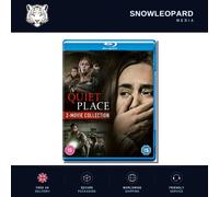 QUIET PLACE PART 1 and 2 DOUBLE Blu Ray PACK Box Set quite Movie Film UK R2 New