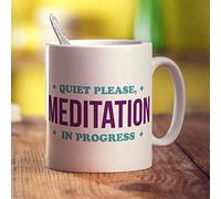 Quiet Please, Meditation in Progress Mug - 11oz Ceramic Cup