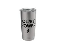 Quiet Power Lightning Minimalist Statement Stainless Steel Insulated Tumbler
