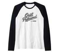 Quiet Professional Elite Special Forces Mindset for Veterans Raglan Baseball Tee