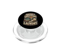 Quiet Quitting My Laundry Chore Humor PopSockets PopGrip for MagSafe