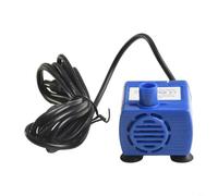 Quiet Replacement Pump for Pet Water Fountain - Ultra Silent 2W Electric Feeder with LED Light for Cat Dog Stainless Steel Bowls Indoor Use