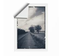 Quiet Road to Horizon Scandinavian Unframed Wall Art Print A1 (84.1×59.4cm), Wall Decor for Living Room, Bedroom, Office & Home, Art Gift