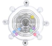 Quiet, rotating pet bird health wheel suitable for parrots and budgies, an educational and anti-depression birdcage accessory.