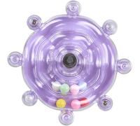 Quiet, rotating pet bird health wheel suitable for parrots and budgies, an educational and anti-depression birdcage accessory.