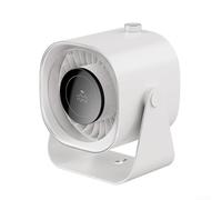Quiet Running Compact Desk Fan with Smart Features Designed to Provide Airflow Comfort Anywhere You Go (White)