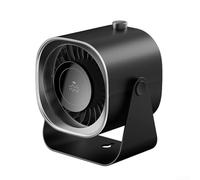 Quiet Running Compact Desk Fan with Smart Features Designed to Provide Airflow Comfort Anywhere You Go (Black)