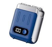 Quiet Small Electric Shaver For Men Digital Display Small Electric Beard Trimmer For Business Trips And Vacation