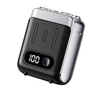 Quiet Small Electric Shaver For Men Digital Display Small Electric Beard Trimmer For Business Trips And Vacation