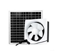 Quiet Solar Ventilation Fan 40dB for Greenhouse | 1500 RPM airflow, 40dB quiet operation, solar powered, reduces electricity costs, easy setup