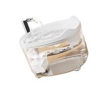 Quiet Stream Puss Water Spring with Triplicate Sieving Structure 50.72OZ Cistern Removable Divisions Automatic Power Away Bedlight Measure Fit Pet Moisturization Structure