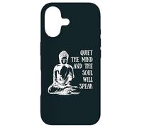 Quiet The Mind And The Soul Will Speak Buddha Quote Saying Case for iPhone 17