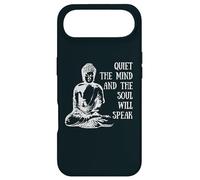 Quiet The Mind And The Soul Will Speak Buddha Quote Saying Case for iPhone Air