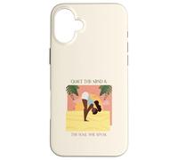 Quiet The Mind & The Soul Will Speak (Yoga Graphic) Case for iPhone 16 Plus