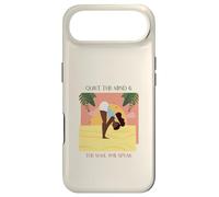 Quiet The Mind & The Soul Will Speak (Yoga Graphic) Case for iPhone Air