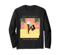 Quiet The Mind & The Soul Will Speak (Yoga Graphic) Long Sleeve T-Shirt