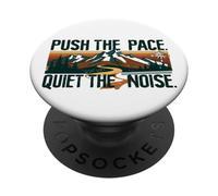 Quiet the Noise IS Outdoor Hiking Motivation PopSockets Adhesive PopGrip