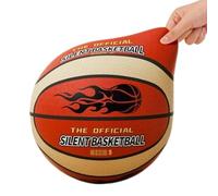 Quiet Training Basketball - PU Material Build, Soundless Indoor Design, Easy Grip, Durable Consistent Performance | Boys Girls Teens Skill Development Coordination for Home Bedroom Indoor Prac