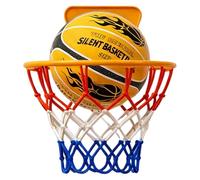 Quiet Training Basketball - Soundless Indoor Ball, Soft Rebound Ball with Durable Foam Core, Youth Dribble Trainer for Skill Development, Sporting Goods, Practice Basketball for House Use