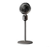 Quiet USB Floor Fan - 3 Speed Levels Adjustable, Height-Adjustable Air Circulator (58-80cm) - Portable Quiet Fan for Bedroom, Home Office & Living Room (gray)