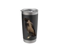 Quiet Watcher The Hooded Crow Stainless Steel Insulated Tumbler