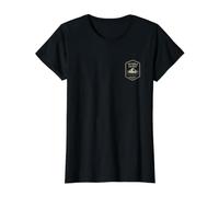 Quiet Water The World Can Wait Left Chest Emblem Graphic Value Graphic T-Shirt, Women, Black, S