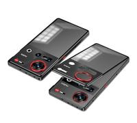 QUIETIP Case Compatible with Nubia Z70 Ultra & Z70S Ultra with Screen Protector,Metal Frame + PC Frosted Surface Back Cover with Shockproof Camera Protection,Black