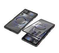 QUIETIP Magnetic Case for RedMagic 11 Pro with Screen Protector,[Compatible with MagSafe] Metal Frame + Translucent Matte Drop Protection Cover,Black