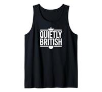 Quietly British Minimal Dry Humor Understatement Tank Top