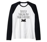 Quietly Judging You from Over Here Raglan Baseball Tee