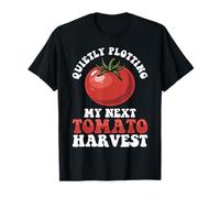 Quietly Plotting Next Tomato Harvest Vegetable Humor Nature T-Shirt