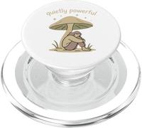Quietly Powerful Introvert Mental Health Cozycore Aesthetic PopSockets PopGrip for MagSafe