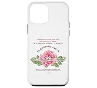 Quietness & Confidence - Floral Christian Bible Verse Case for iPhone 12 mini