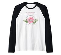 Quietness & Confidence - Floral Christian Bible Verse Raglan Baseball Tee
