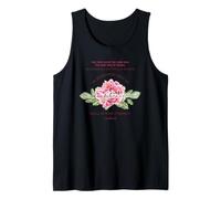 Quietness & Confidence - Floral Christian Bible Verse Tank Top