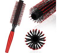 Quiff Roller Round Men's Hair Brush Quiff Comb Round Hair Styling Brush for Blow Drying Hair Styling Tool (1 Pack, Style A)