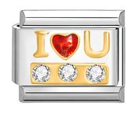 Quiges Italian Charms Bracelet Link 9mm