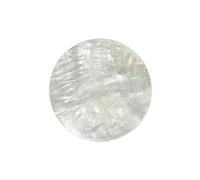 Quiges Natural Shell Small 25mm Coin Creme for Interchangeable Pendant Necklace