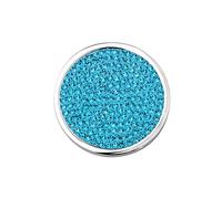 Quiges Silver Stainless Steel Small 25mm Coin Turquoise Crystal Zirconia for Interchangeable Pendant Necklace