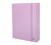 Quijote Paper World Project Folders - File Folders, Pastel Colours, Measures 34.5 x 24.5 x 7 cm, Elastic Elastics, for A4, School and Office Use - Lilac