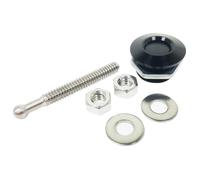 Quik-Latch Products QL-25-SB 1.25" Diameter Black Anodized Aluminum Mini Quick Release Latch