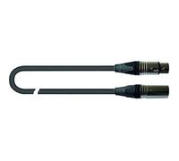 QUIK LOK - JUST/MF-10 SL, QUIK LOK JUST Microphone Cable, XLR Male/XLR Female, SL Silver Connectors, Length 10 m, Black