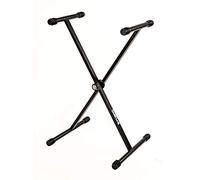 Quik-Lok T/10 BK Full Sized, Single-Brace, Single-Tier "X" stand for keyboard