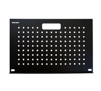 Quik-Lok TOP/001 Metal Shelf, 54 x 35 cm, Steel, 1.5 mm Thick, 2.35 kg, Black